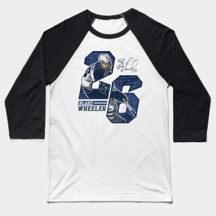 Blake Wheeler Winnipeg Number Baseball T-Shirt